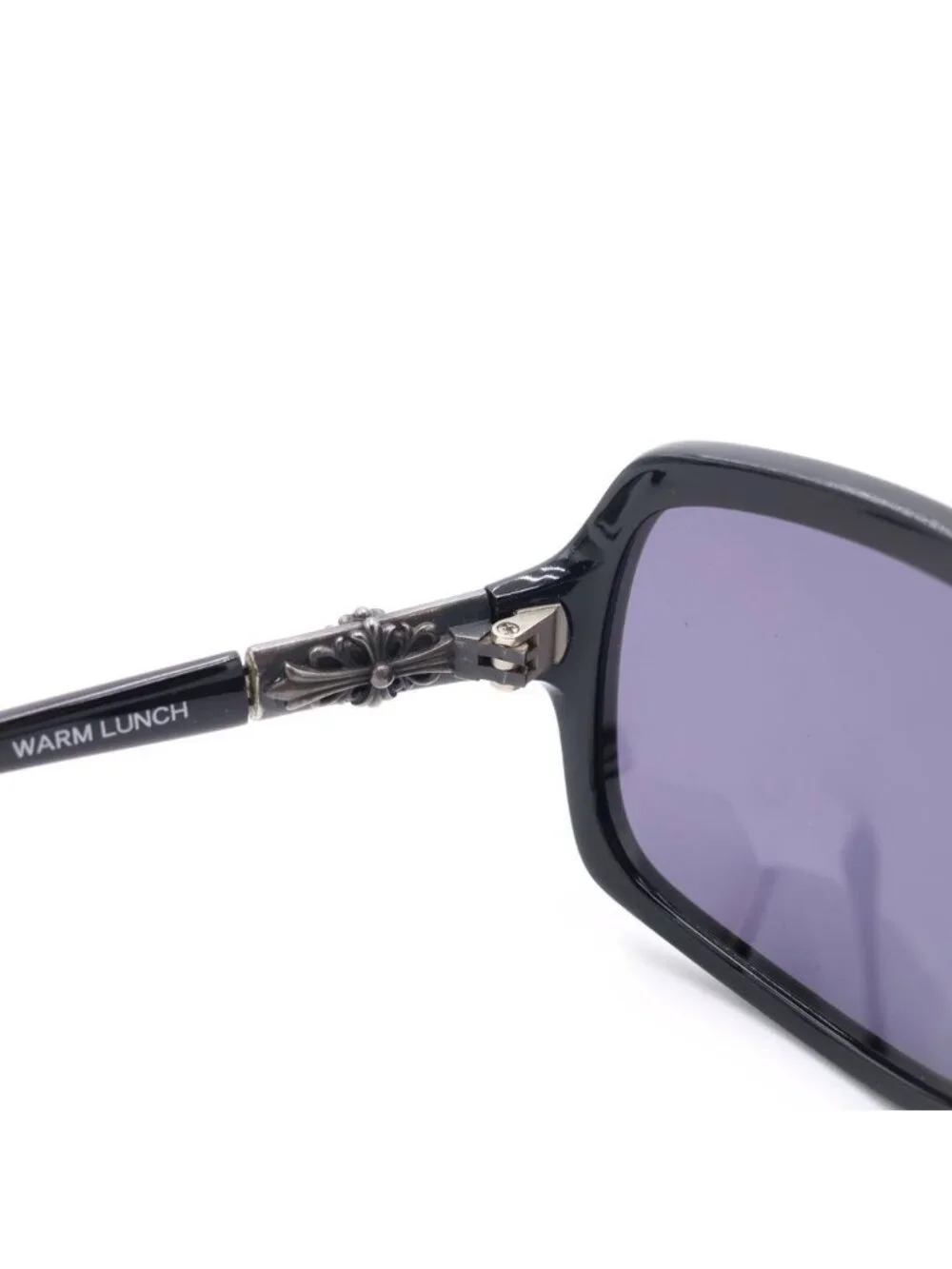 Chrome Hearts Warm Lunch Floral Cross CH Plus Butterfly Sunglasses Black Eyewear
